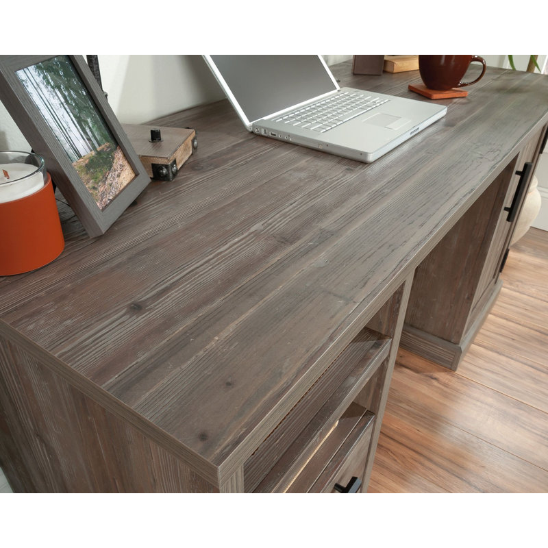 Bureau d'écriture rectangulaire l 59,055 po Kamelya, Gris
