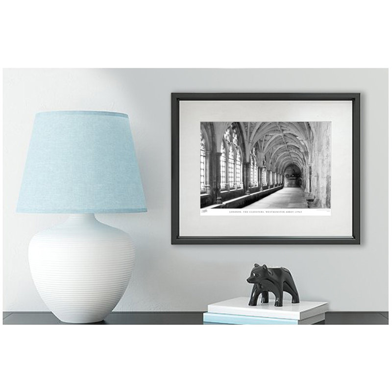 London, The Cloisters, Westminster Abbey C1965 by Francis Frith - Single Picture Frame Print, 28cm H x 36cm W x 2.3cm D