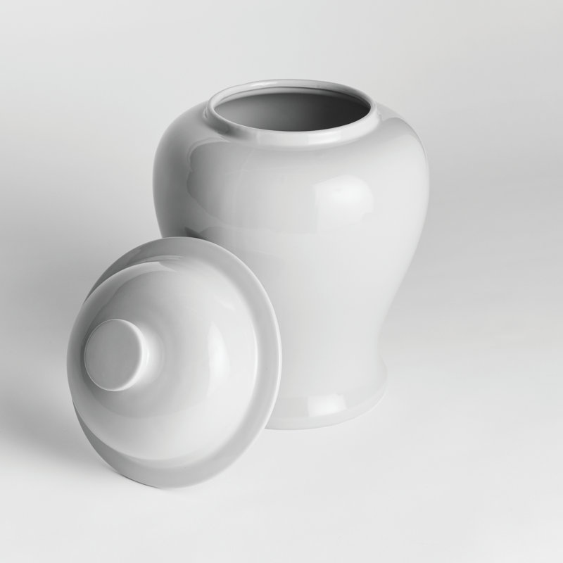 Pot Ricki, Blanc, 8.5"