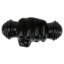Carpe Diem Fist large knob in finish Jet