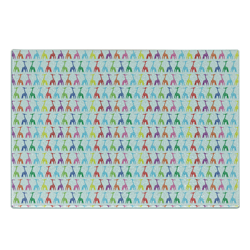 Multicolore planche à découper Ambesonne