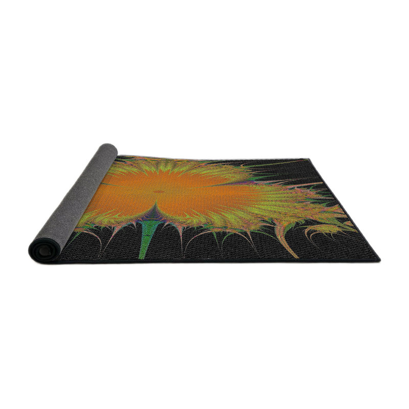 Tapis orange, Rond 3 pi