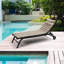 Ensemble de 2 chaises longues pour l'extérieur-129557334