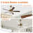 Chantalle 5-Blade Dimmable Integrated LED Ceiling Fan-1439212047