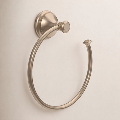 Cassidy Wall Mount Round Open Towel Ring Bath Hardware Accessory