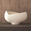 Asymmetrical Stipple Bowl-Matte White