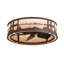 Quiet Pond LED Flush Mount Ceiling Fan