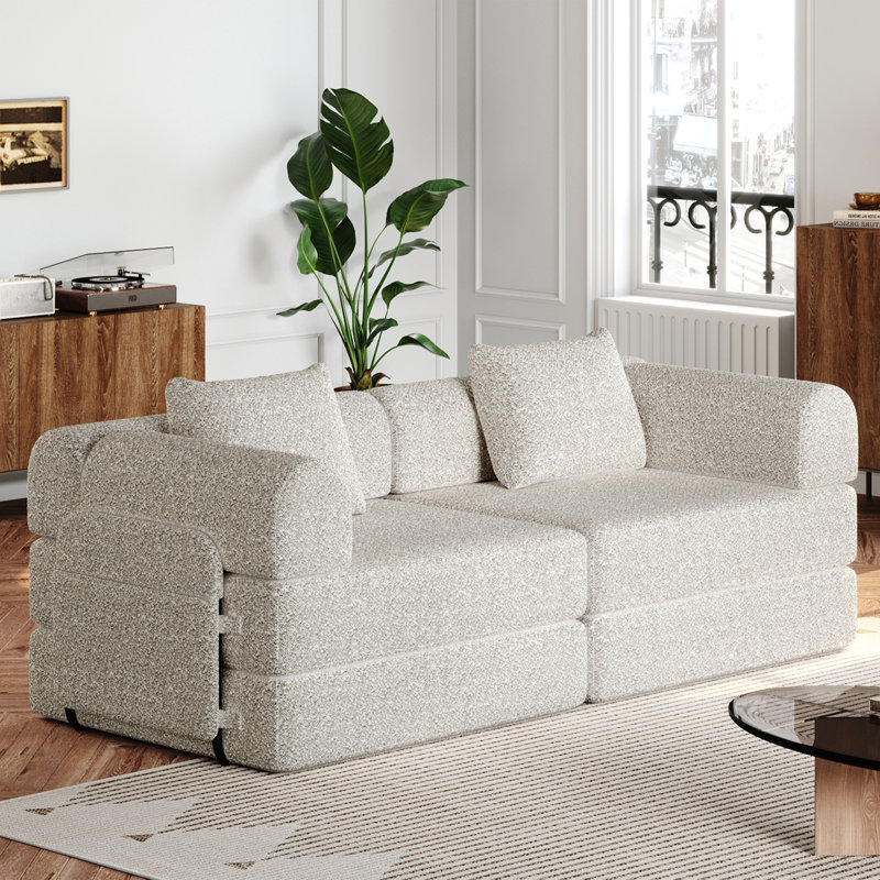 Canapé 72,4 po, Chenille beige
