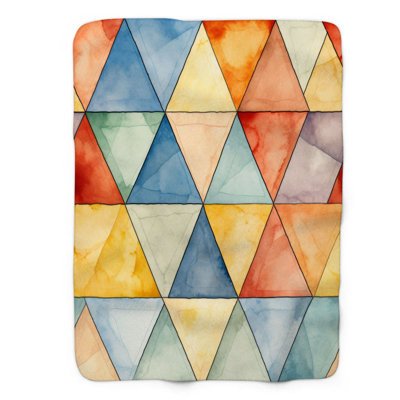 Geometric Spirals - 1 Piece Premium Blanket