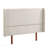 King Size Solid Dry Bamboo Wood 12 Inch Platform Bed, With 48" Upholstered High Headboard, Easy Assembly-1017347747