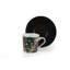Furisode Porcelain Espresso Cup and Saucer