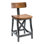 Tabouret de bar Eivind Amber en bois massif
