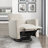 Kemontez 30" Modern & Contemporary Chenille Fabric Swivel Glider Reclining Chair with 360-Degree Swivel & Gentle Gliding Motion-75767168