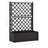 vidaXL Planter Trellis Raised Flower Bed Self Watering System Rattan Look-61686725-61768048