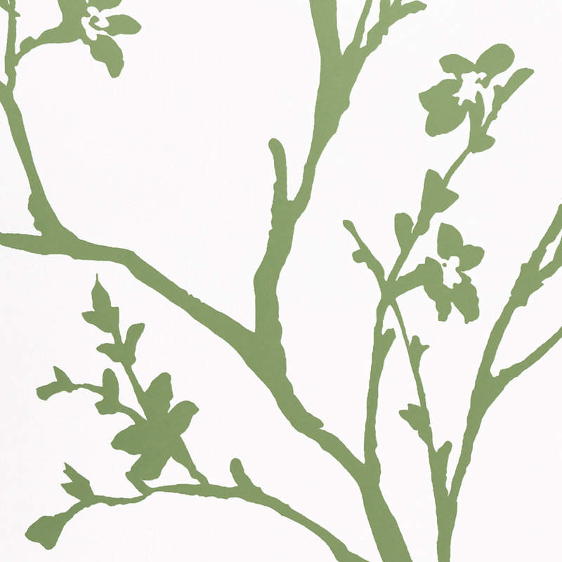 Twiggy Wallpaper, Green