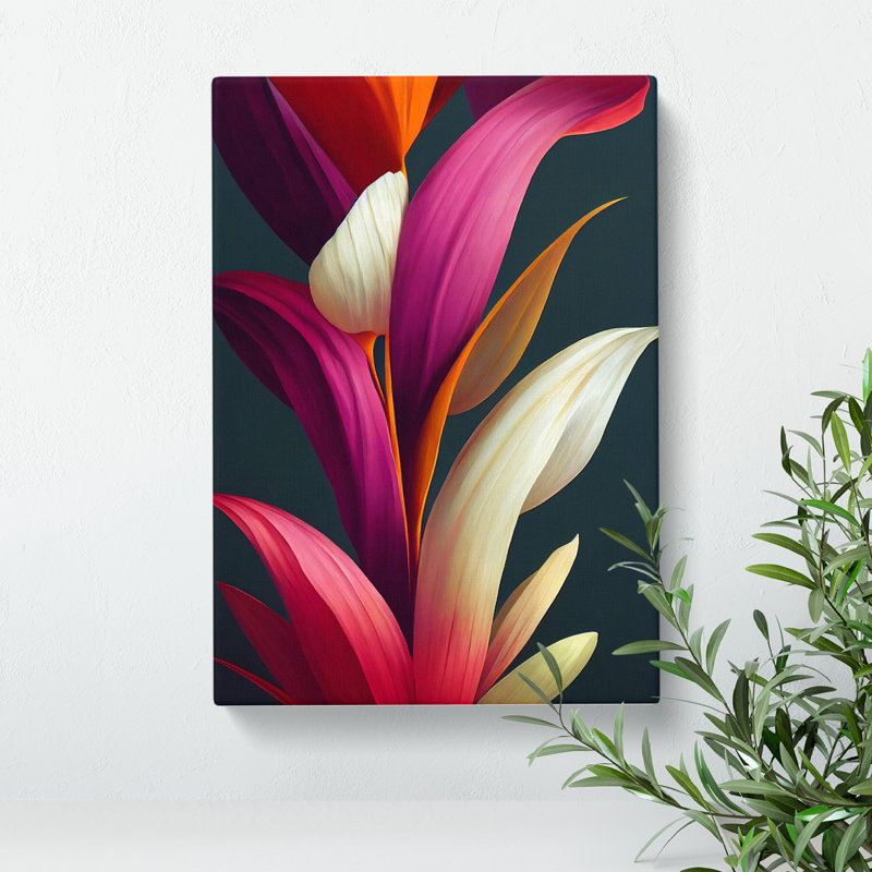 The Unreal Flower - Wrapped Canvas Print, 50cm H x 35cm W x 3cm D