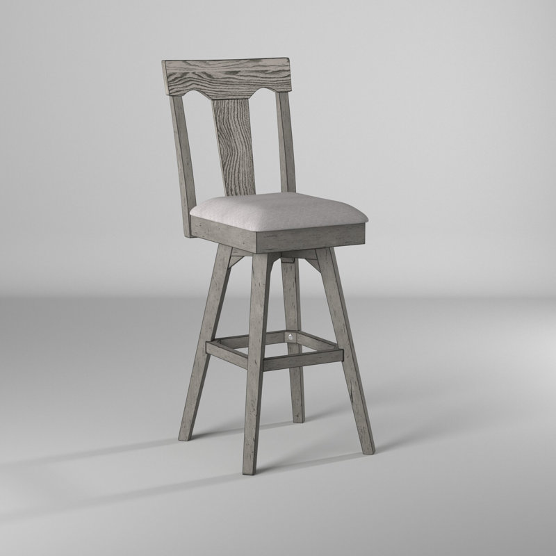 Camacho Swivel Upholstered Counter Stool, Bar Stool (30" Seat Height)