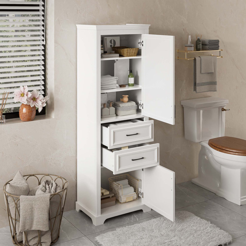 Meuble-lavabo autoportant 71 po avec tablettes réglables 71 po