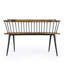Tempe Mango Wood Spindle Back 51.25"W Bench-1583904773