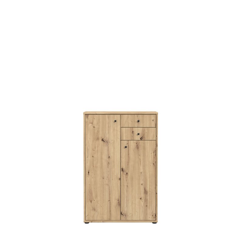 Amandla 73.7cm W 2 - Drawer Chest of Drawers, Artisan Oak