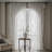 Lausanne White Retro Translucent Lace Window Curtains Flounce-1446196417