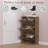 Shoe Cabinet With 3 Flip Drawers, Hidden Wood Shoe Cabinet,Freestanding Shoe Storage Cabinet For Entryway Hallway-576078637