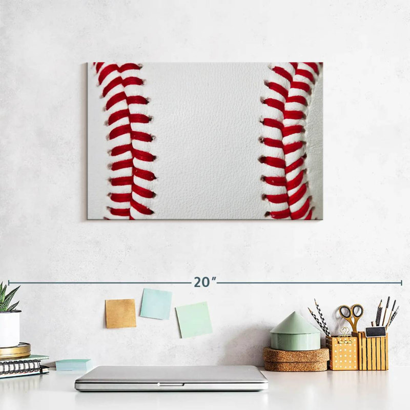 Sireci Baseball Stitching, 8" H x 12" W