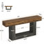Console Farmhouse avec rangement, derrière le canapé-1455653396