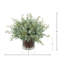 Arrangements floraux mixtes dans un vase