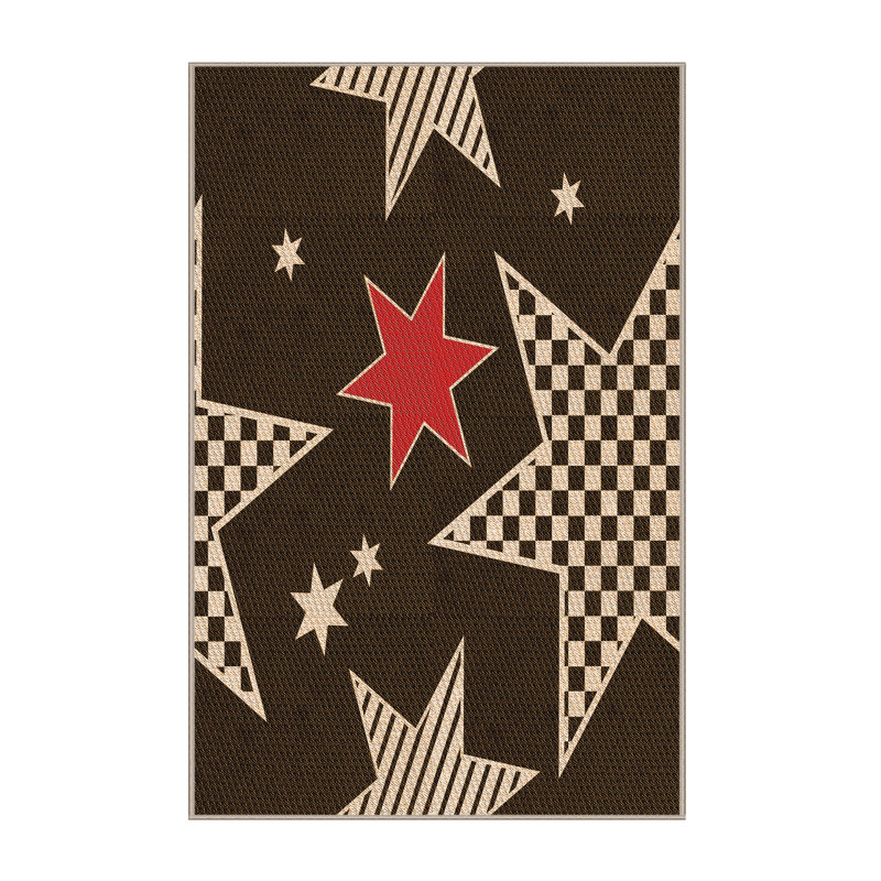 Geometric Indoor Rug, Rectangle 6' x 9'