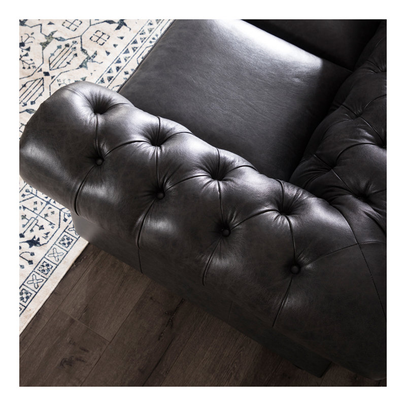 Canapé Chesterfield, Gris