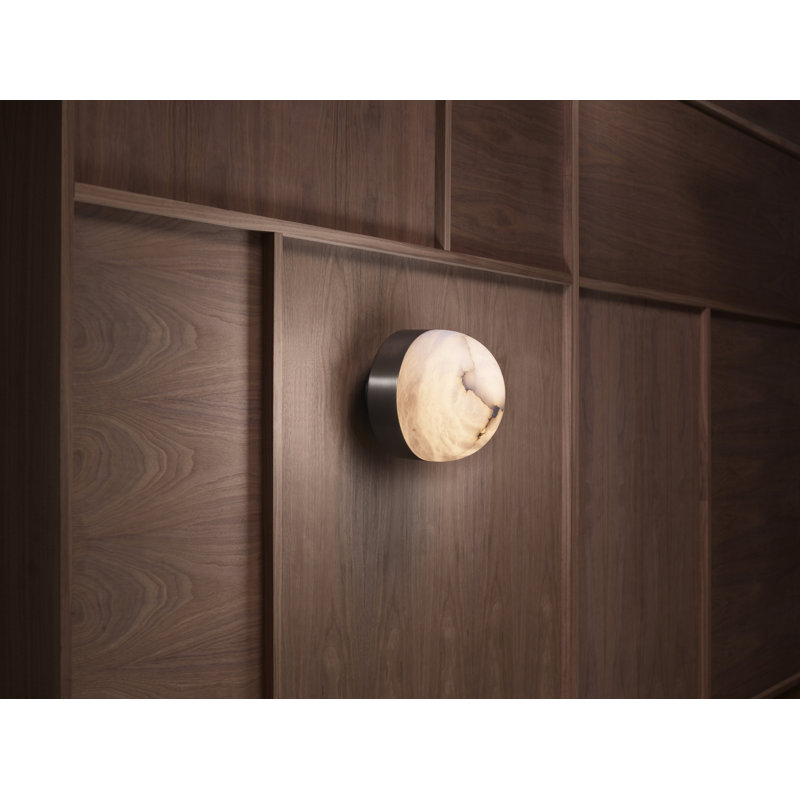 Lucid Flush Mounted Sconce, Bronze