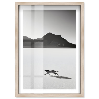 «Landscape Cheetah Run Shadowbox Print Animal Art Prints» par Notoriart