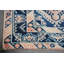 Tapis rétro, tapis turcs, tapis de 4,1 pi x 6,5 pi, tapis Oushak, tapis marocains bleus