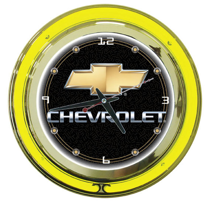 Horloge murale à double sonnerie 14" chevrolet