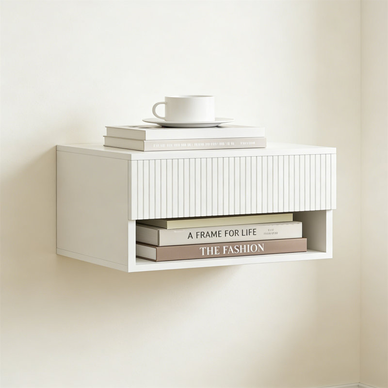 39cm W Manufactured Wood Bedside Table