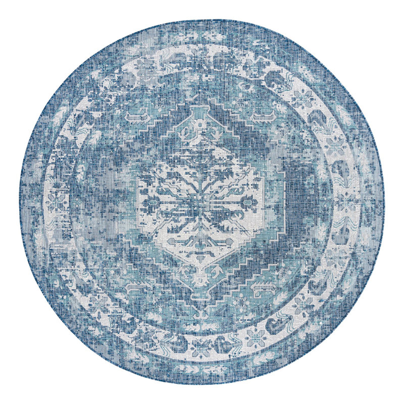 Susan Oriental Indoor / Outdoor Rug, Round 7'10"