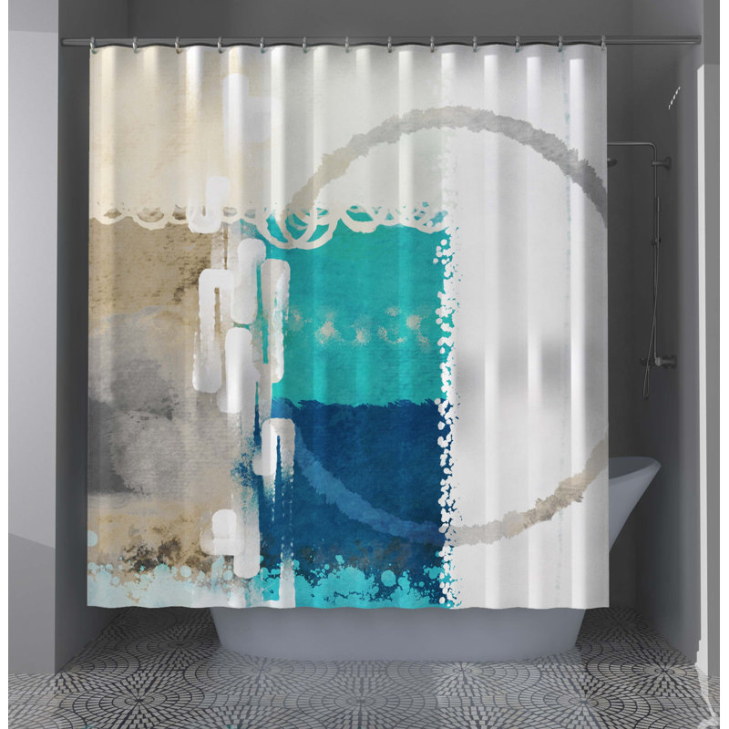 Rideau de douche abstrait Sontee
