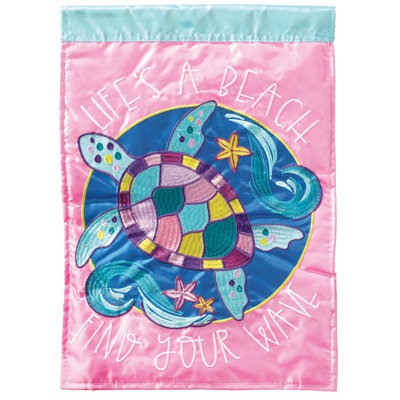 Ekansh Double Sided 42'' H x 29'' W Nylon House Flag