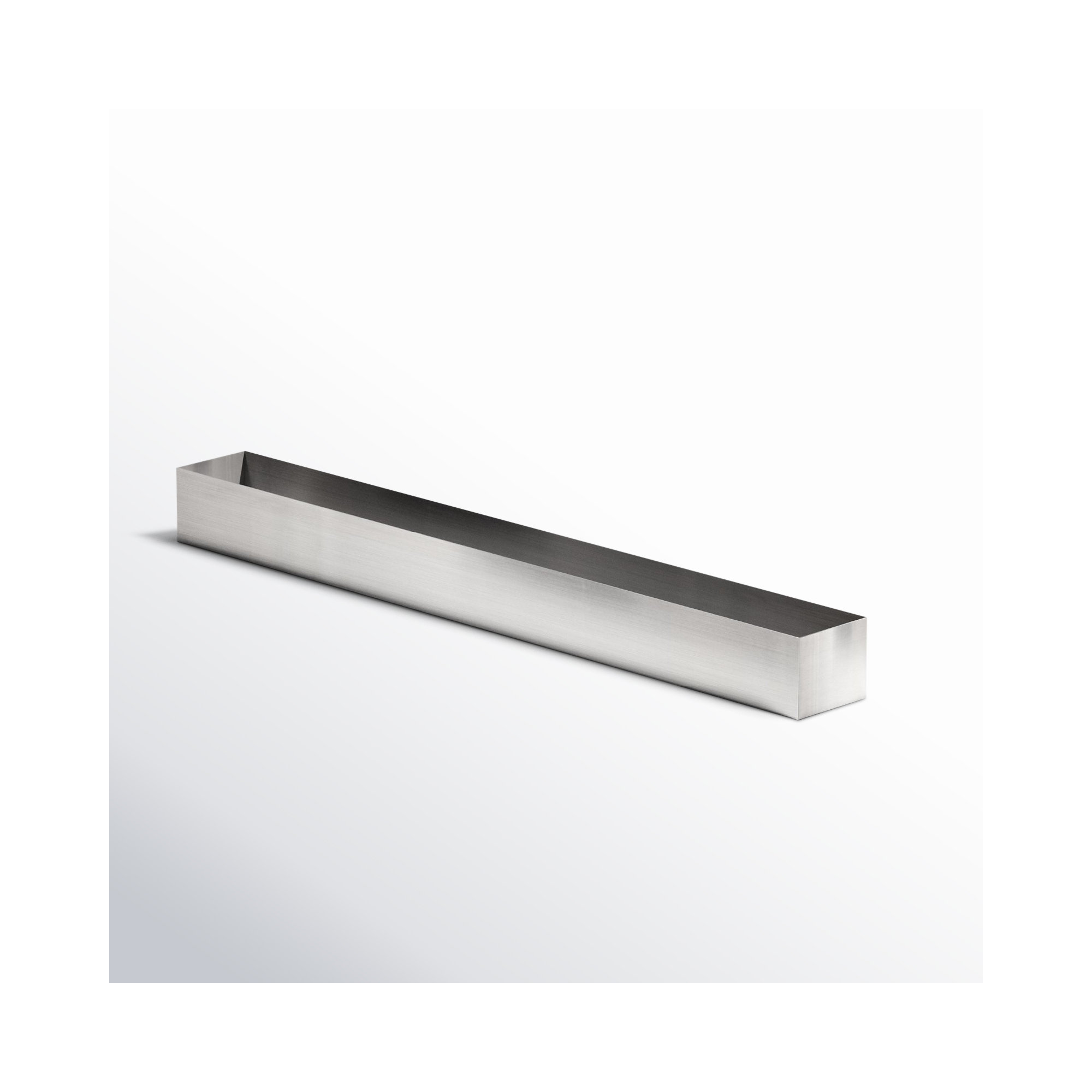 Geo Series Handmade Metal Planter Box, 3" H x 32" W x 3.5" D, 1