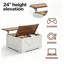 Table basse 17 po 17 po Farmhouse-1288754072