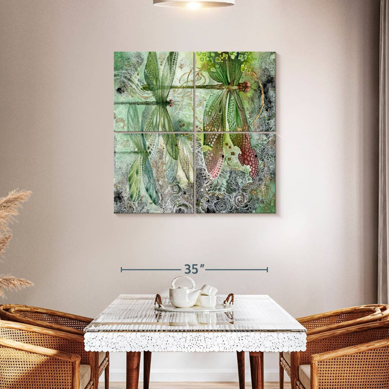 Brampt Dragonfly Flow, 38" H x 38" W