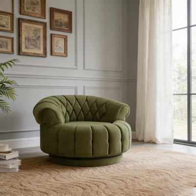 Fauteuil d'appoint pivotant