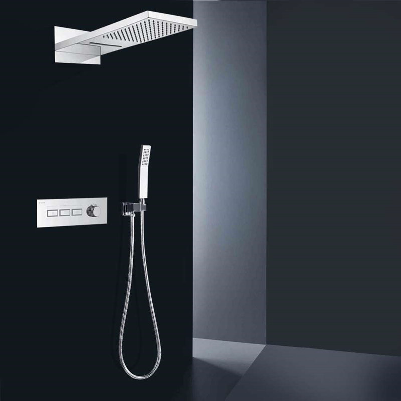 Verona 3 Functions Chrome Wall Mount Water Control System