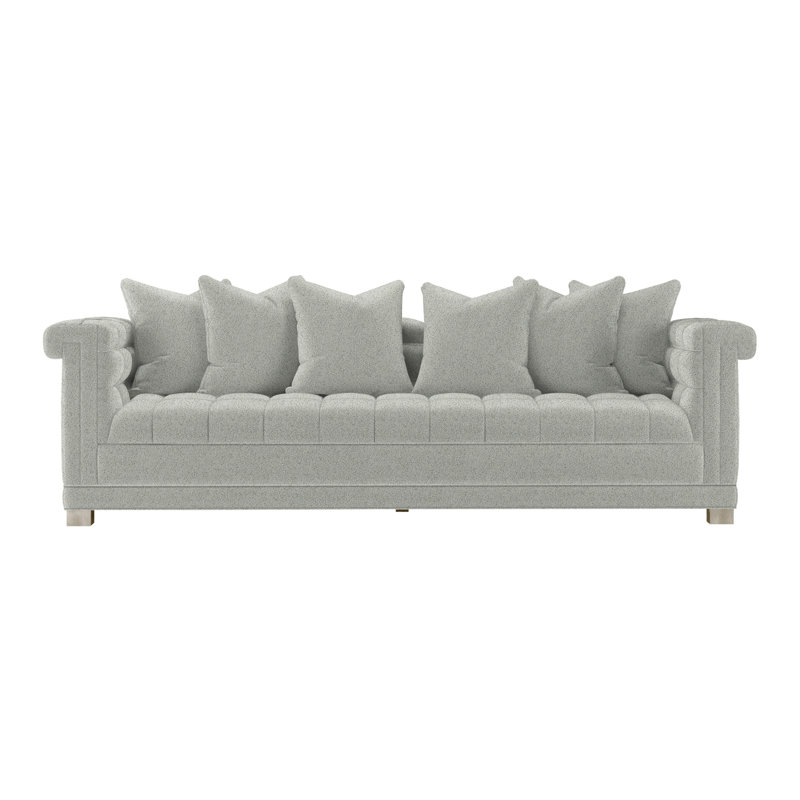 Vittorio Tufted Sofa, Oyster Shell (Performance fabric) 1359-93, Hipster Gray