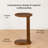 Veta Solid Wood C-Shaped End Table-1916876920