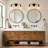 Leire 3 - Light Dimmable Modern Black Bathroom Vanity Light