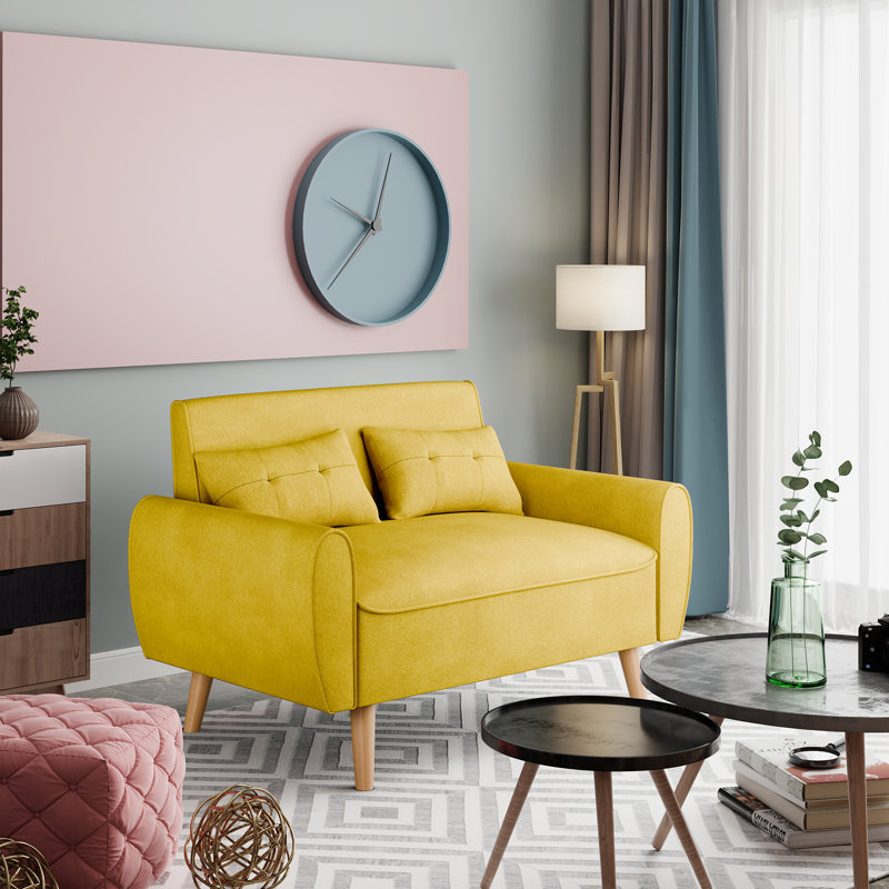 Fauteuil Bergthold, Jaune