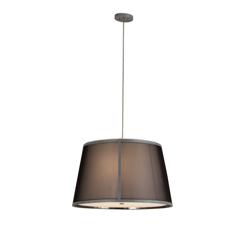 Luminaire suspendu cylindrique unique / remarquable à 3 lumières Cilindro