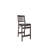 Stakmore Arts & Crafts Folding Counter Stool, Espresso Frame with Black Bonded Leather